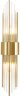Бра Crystal Lux ATENTO AP2 BRASS/TRANSPARENTE