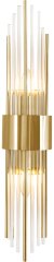 Бра Crystal Lux ATENTO AP2 BRASS/TRANSPARENTE