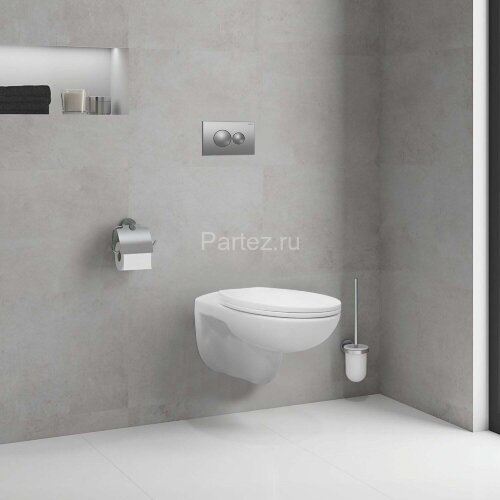 Унитаз подвесной Loranto Fredo 355х550х410 безободковый, с быстросъемным сиденьем микролифт (CS-WH80