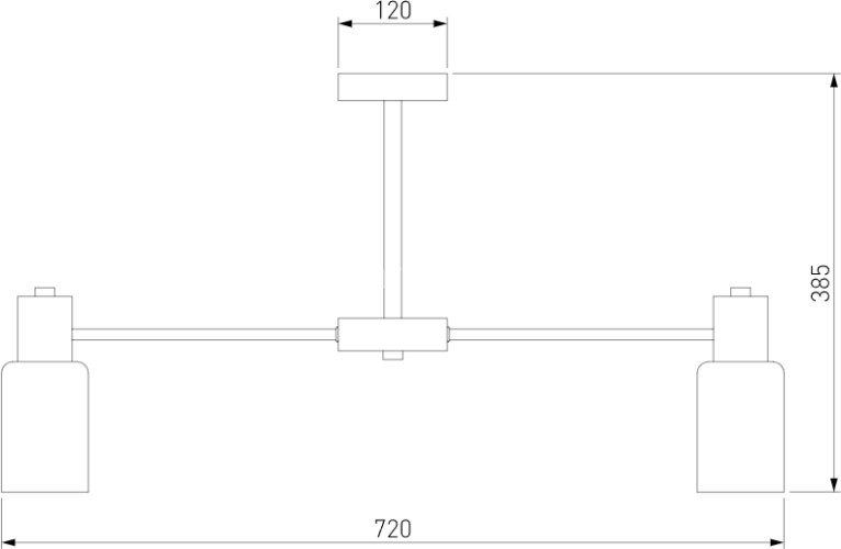 Потолочная люстра Eurosvet 70160/8 хром