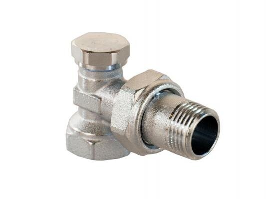 Клапан запорный угловой 1/2" VALTEC