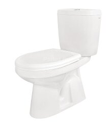 Унитаз-компакт Santek Анимо с вертикальным выпуском и сидением микролифт (1.WH30.2.136)