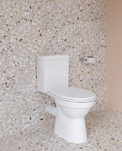 Унитаз-компакт Vitra Norm Eisberg 355х640х805, быстросьемное сиденье дюропласт с микролифтом, белый 