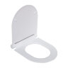 2197S сиденье для унитаза дюропласт с микролифтом, белое MELANA