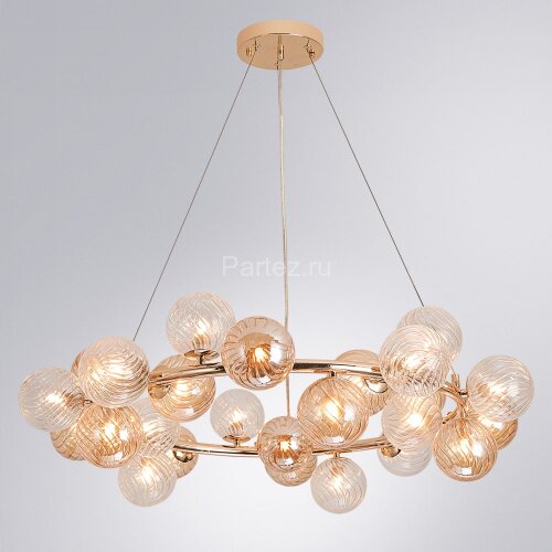 Подвесная люстра Arte Lamp A5261LM-25GO