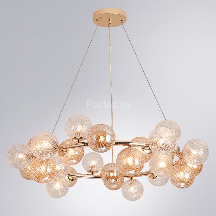 Подвесная люстра Arte Lamp A5261LM-25GO