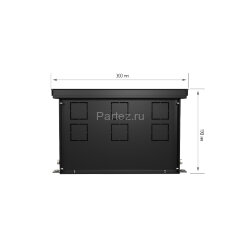 Конвектор внутрипольный Royal Thermo ATRIUM-190/300/800-DG-U-BL