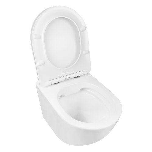 Сет 3 в 1 инсталляция Grohe Rapid SL с клавишей смыва + подвесной унитаз Azario Grado с быстросъемны