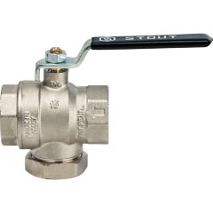 Кран шаровой с фильтром 1&quot; Stout