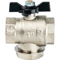Кран шаровой с фильтром 1&quot; Stout