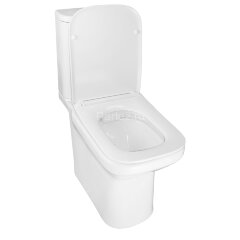 Унитаз-компакт Azario Wandy 350х614х795 напольный, безободковый, с быстросъемным сиденьем микролифт 