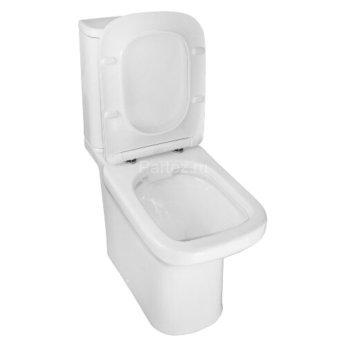 Унитаз-компакт Azario Wandy 350х614х795 напольный, безободковый, с быстросъемным сиденьем микролифт 