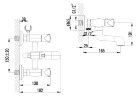 Смеситель для ванны Lemark Pallada LM2610C