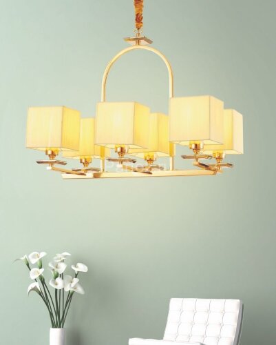 Подвесная люстра Lumina Deco LDP 17100-6 GD