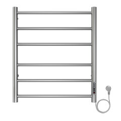 Полотенцесушитель электрический AZARIO PARMA 500/600 6 секций, диммер справа, хром (AZ10856)