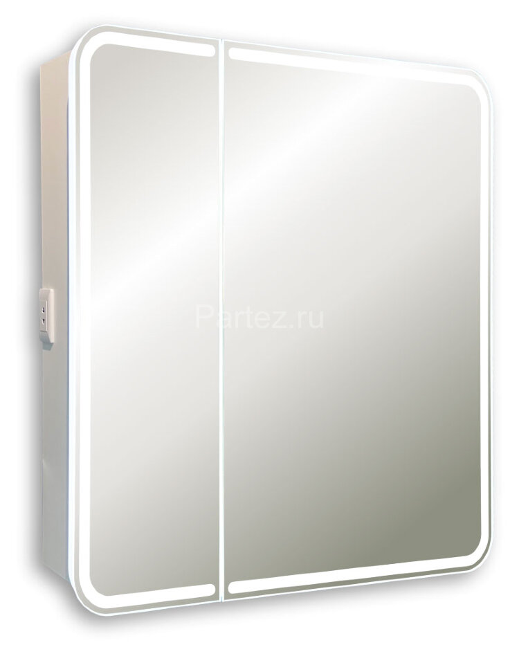 Зеркало-шкаф AZARIO Alliance 805х198х800 LED - подсветка, сенсорный выключатель, белый (LED-00002516
