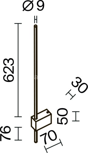 Настенный светильник Maytoni C070WL-L6GB3K