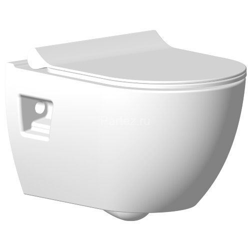 Сет AZARIO инсталяция + унитаз Creo Ceramique Ocean plus подвесной безободковый с тонким сиденьем ми