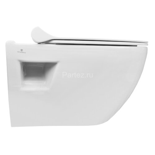 Сет AZARIO инсталяция + унитаз Creo Ceramique Ocean plus подвесной безободковый с тонким сиденьем ми