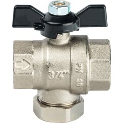 Кран шаровой с фильтром 3/4&quot; Stout