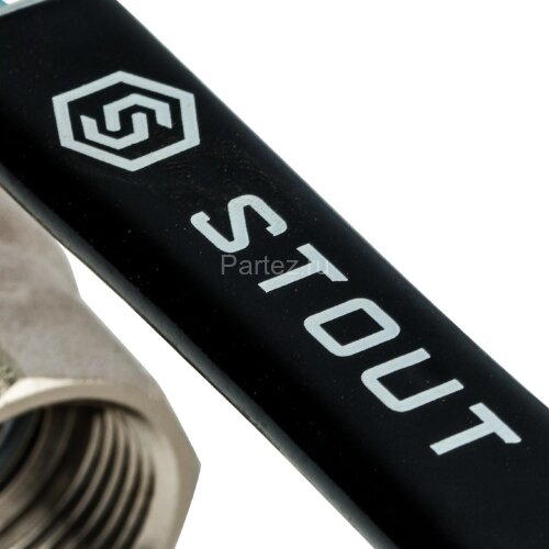 Кран шаровой с фильтром 3/4" Stout