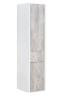 RONDA Шкаф-колонна левый, бетон/белый матовый