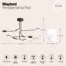 Потолочная люстра Maytoni MOD070PL-L48B3K