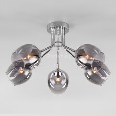 Потолочная люстра Eurosvet 30164/5 хром