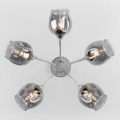 Потолочная люстра Eurosvet 30164/5 хром