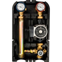Насосная группа с 3-х ходовым приводным смесителем 1"с насосом Grundfos UPSO 25-65 STOUT