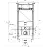 Сет AZARIO инсталляция + унитаз Gloria с быстросъемным сиденьем микролифт (AZ-8010-1000+AZ-2003)