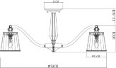 Потолочная люстра Arte Lamp A4047PL-8CC