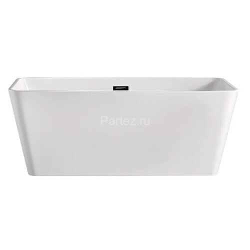 Ванна акриловая Azario LINCOLN 1600х800х580, свободностоящая, в комплекте с сифоном и металлической 