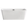 Ванна акриловая Azario LINCOLN 1600х800х580, свободностоящая, в комплекте с сифоном и металлической 
