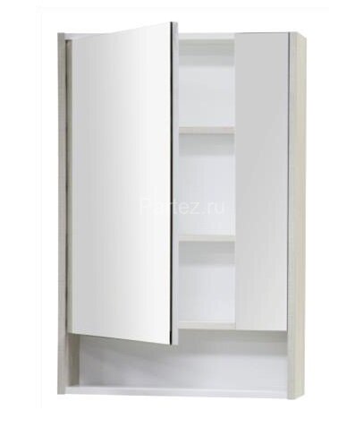 Зеркало-шкаф AQUATON РИКО 65 Белый/Ясень Фабрик (1A215202RIB90)