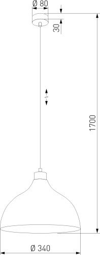Подвесной светильник TK Lighting 5901 Cap