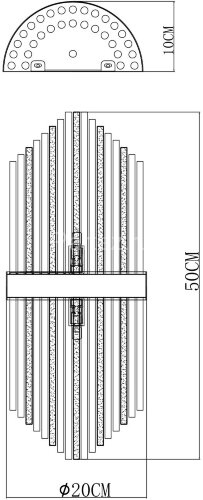 Бра Arte Lamp A1007AP-2GO
