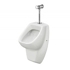 Писсуар Santek Гала с нажимным краном, креплением и вертикальнм сифоном (1WH501805)