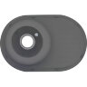Мойка 7750 U N 0,6/160 матовая врез овальная с сифоном (122a NМ*12)