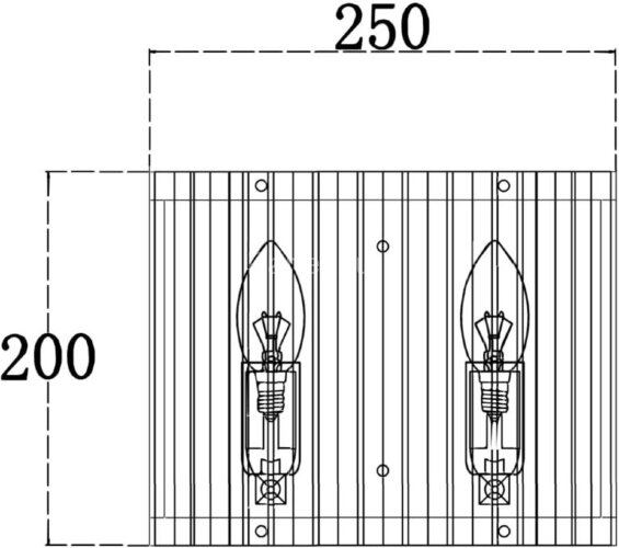 Настенный светильник Maytoni MOD087WL-02G