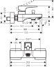 74540000 Metropol Смеситель для ванны, однорычажный, с рукояткой-петлей Loop, ВМ