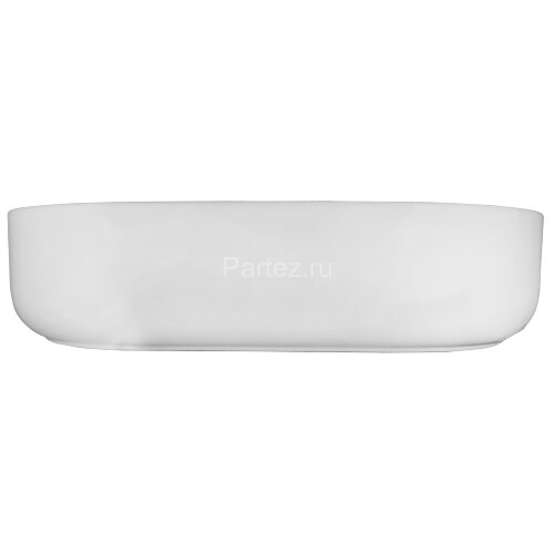 Раковина-чаша Creo Ceramique 580х380х140 накладная, овальная, керамика, белый глянцевый (PU4300)