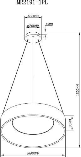 Подвесной светильник MyFar MR2191-1PL
