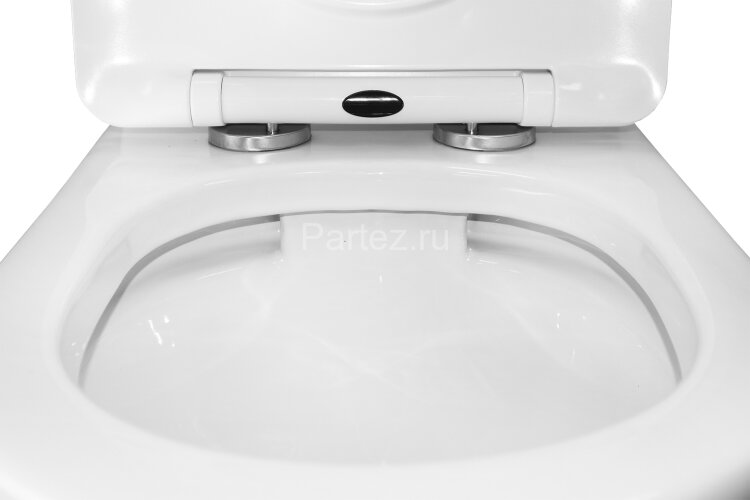 Унитаз-компакт AZARIO Ambra 645x370x815 напольный, безободковый, в комплекте сиденьем микролифт (AZ-