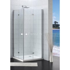 Душевая дверь Roca CAPITAL складная 90х195, толщина полотна 6мм универсальная, цвет профиля хром