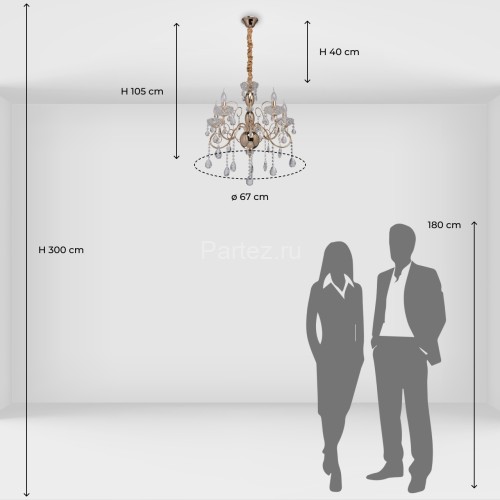 Подвесная люстра MW-Light 373011205