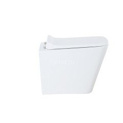 Сет AZARIO инсталляция  + унитаз Teramo (квадратный) с быстросъемным сидением микролифт + клавиша см