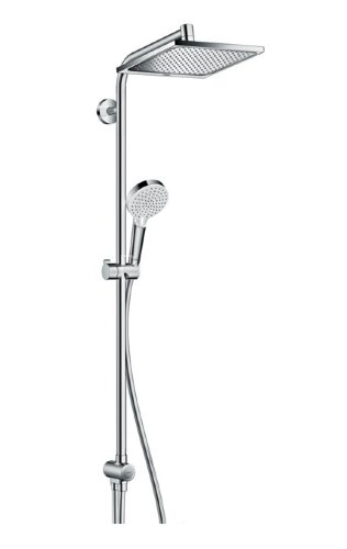 27289000 Crometta E 240 1jet Showerpipe Reno EcoSmart 9 л/мин душевая система без смесителя