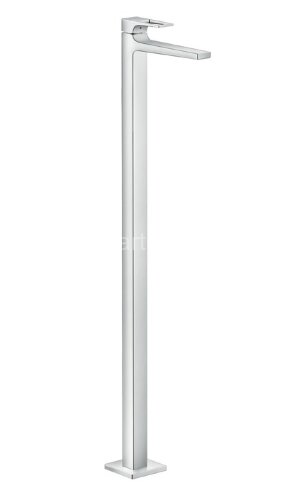 74530000 Metropol Смеситель напольного монтажа, однорычажный, с рукояткой Loop, без сливного гарниту