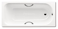 Ванна стальная Kaldewei SANIFORM PLUS STAR 180х80х41 alpine white, без ножек, с отверстиями для руче